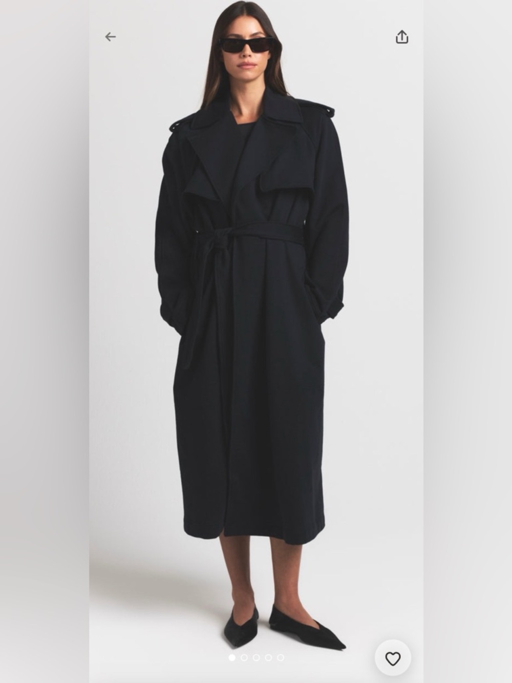 Skims oversized Trench Coat with Belt s
